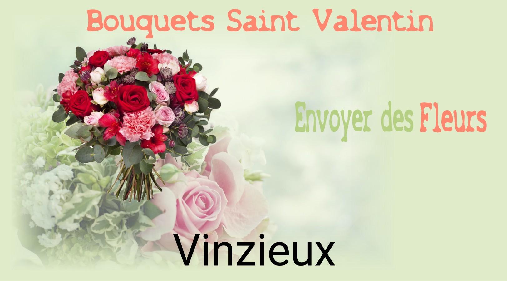 Roses de Saint-Valentin livrées à Vinzieux